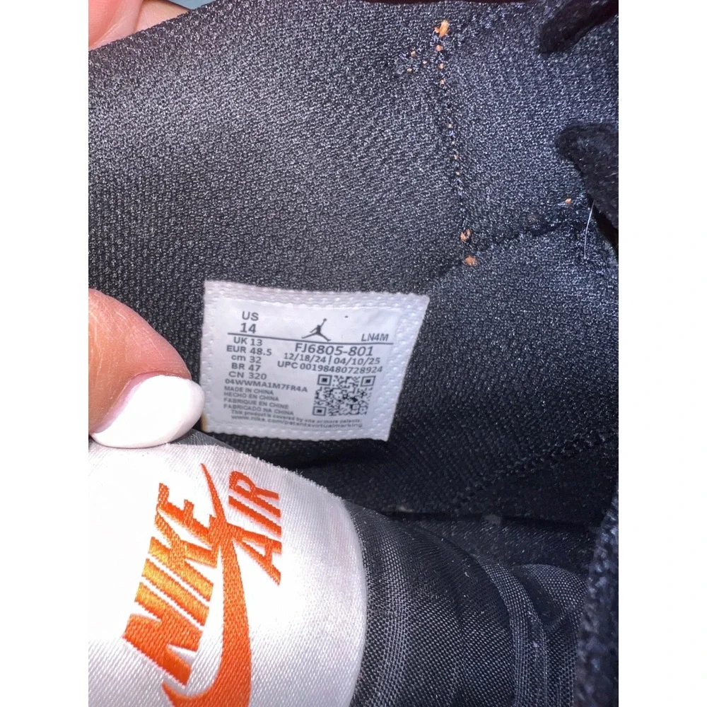 Nike Air Jordan 1 Retro High TD Football Cleat 14 Shattered Backboard FJ6805-801